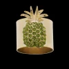 Pineapple Napkin Rings in Olive, Set of Two
