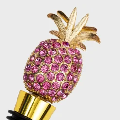 Pineapple Wine Stopper in Rose