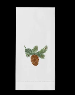 Pinecone Bough Hand Towel