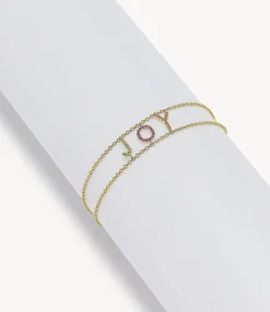 Pink & Yellow Sapphire ‘Joy’ Say Something Bracelet