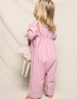 Pink Flannel Romper