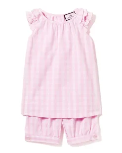 Pink Gingham Amelie Short Set