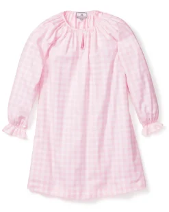 Pink Gingham Delphine Nightgown