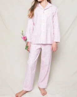 Pink Gingham Pajama Set