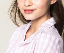 Pink Gingham Pajama Set