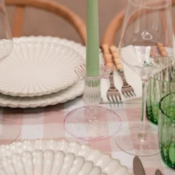 Pink Isla Candleholder, Set of 2