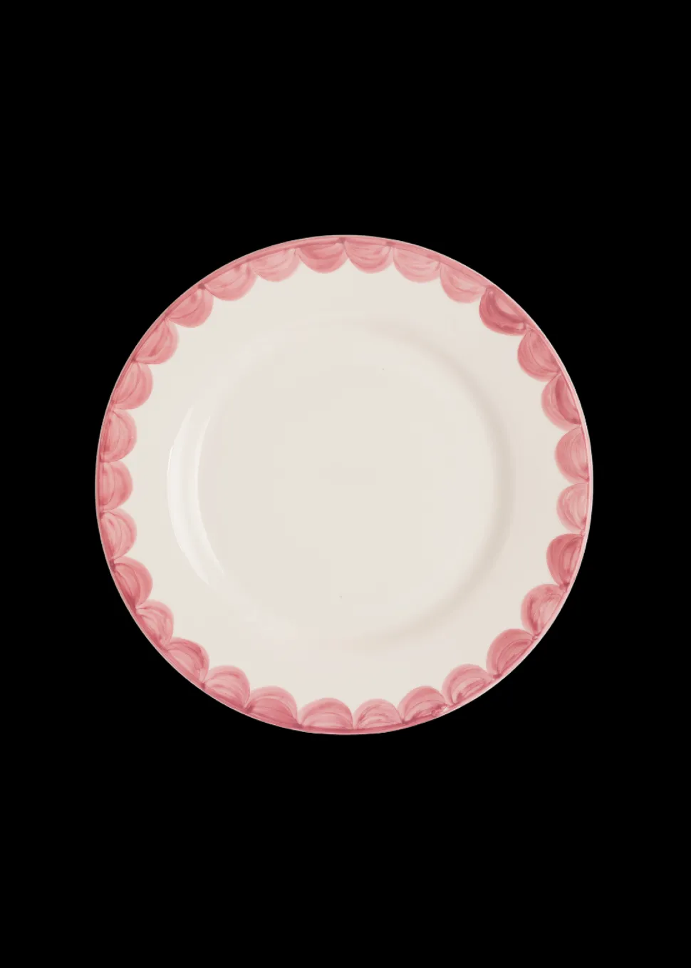 Pink Scallop Side Plate