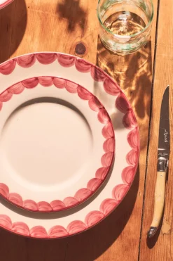 Pink Scallop Side Plate