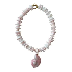 Pink Shell Necklace
