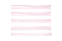 Pink Stripe Cotton Tablecloth
