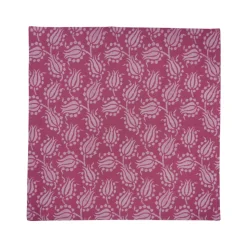 Pink Tulip Napkins, Set of 4