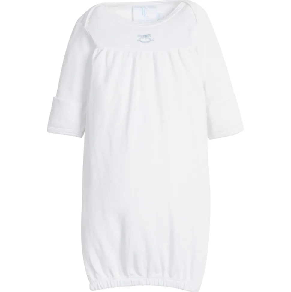 Pinpoint Gown in Blue Rocking Horse