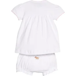 Pinpoint Layette Knit Set in Girl Lab