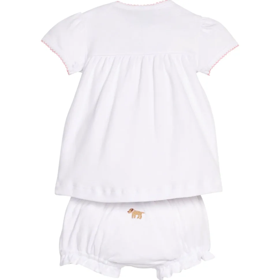 Pinpoint Layette Knit Set in Girl Lab