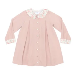 Pippa Dress in Parker Pink Herringbone