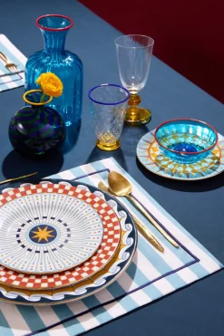 Placemat in Riviera Celeste Sky Blue, Set of 2