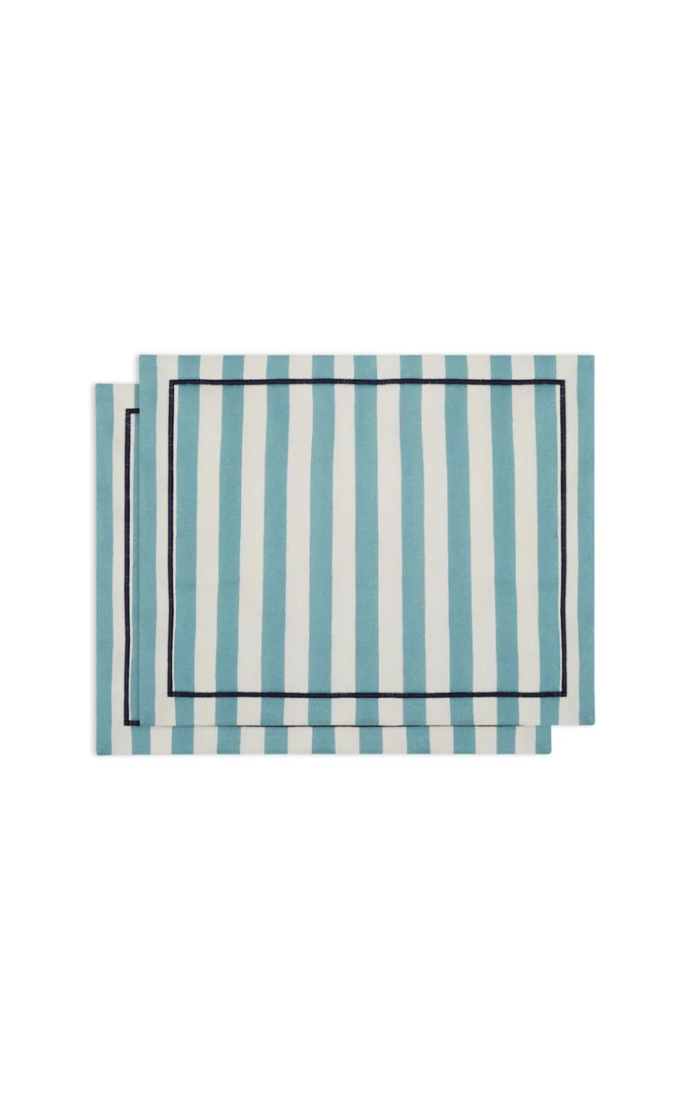 Placemat in Riviera Celeste Sky Blue, Set of 2