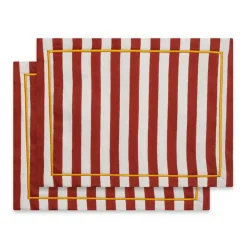Placemat in Riviera Mattone, Set of 2