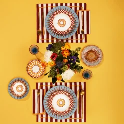 Placemat in Riviera Mattone, Set of 2