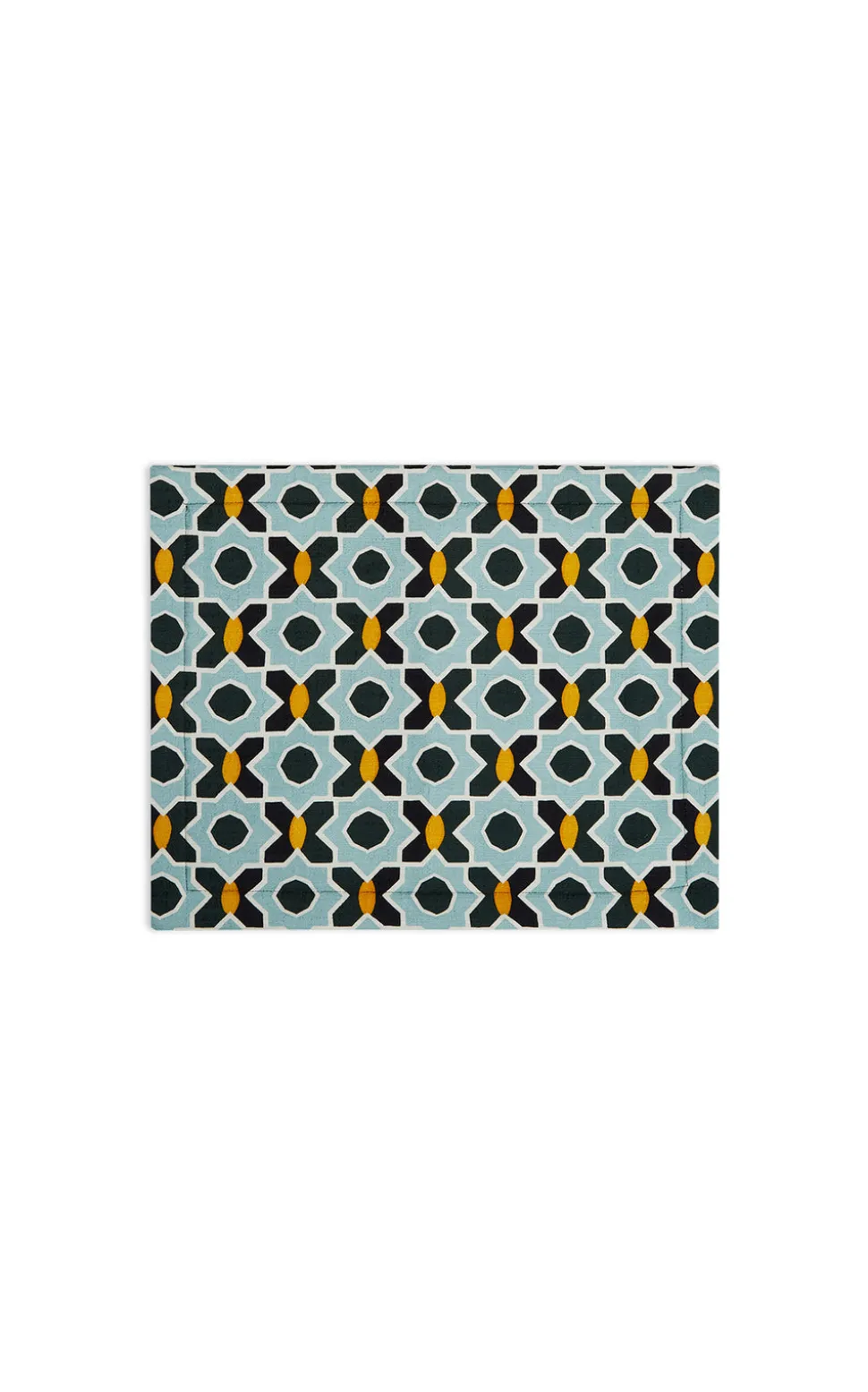 Placemats in Plaza Small Light Blue, Set of 2