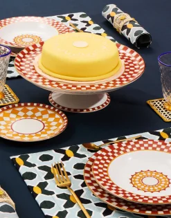 Placemats in Plaza Small Light Blue, Set of 2