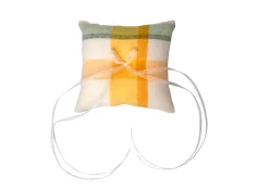 Plaid Ring Pillow