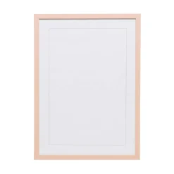 Plaster Pink Wood Picture Frame