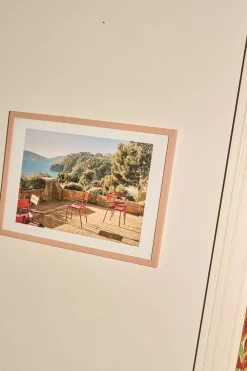 Plaster Pink Wood Picture Frame