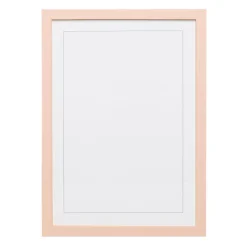 Plaster Pink Wood Picture Frame