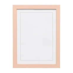 Plaster Pink Wood Picture Frame