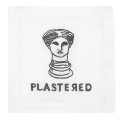 Plastered Cocktail Napkins, Set of 4