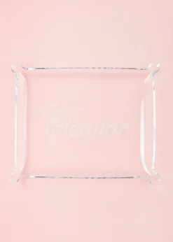 Plastic Acrylic Personalized Tray