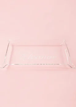 Plastic Acrylic Personalized Tray