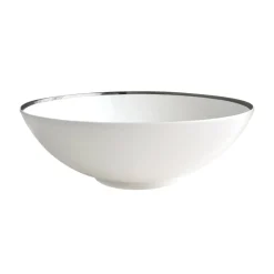 Platinum Edge Serving Bowl