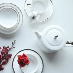 Platinum Edge Set of 3 Canapé Dishes