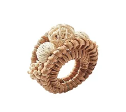 Playa Napkin Ring in Natural, Set of 4