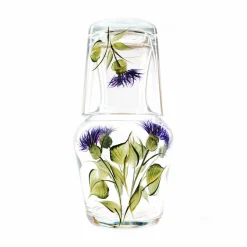 Plume Thistle Carafe And Tumbler