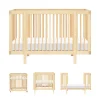 Pogo 8-in-1 Convertible Crib with All-Stages Conversion Kits in Blonde