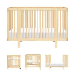 Pogo 8-in-1 Convertible Crib with All-Stages Conversion Kits in Blonde