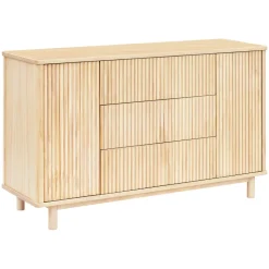 Pogo Tambour Assembled Dresser in Blonde