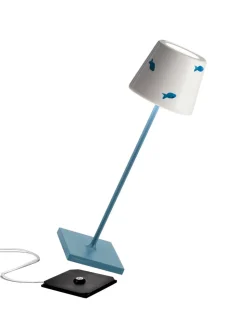 Poldina Lido in Light Blue Fish