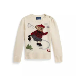 Polo Bear Holiday Crewneck Sweater