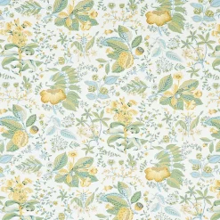 Pomegranate Botanical Fabric