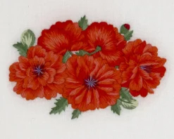 Poppies Bouquet Tissue Box Cover