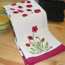 Poppies Tea Towels, Set of 3