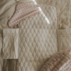 Portable Changing Pad in Pink Gingham