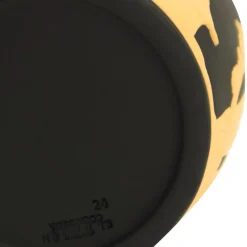 Portland Small Vase in Black & Cane