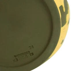 Portland Small Vase in Marsh Green & Canary