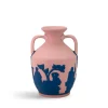 Portland Small Vase in Pink & Saxon