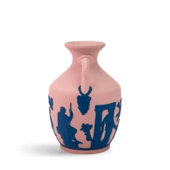 Portland Small Vase in Pink & Saxon